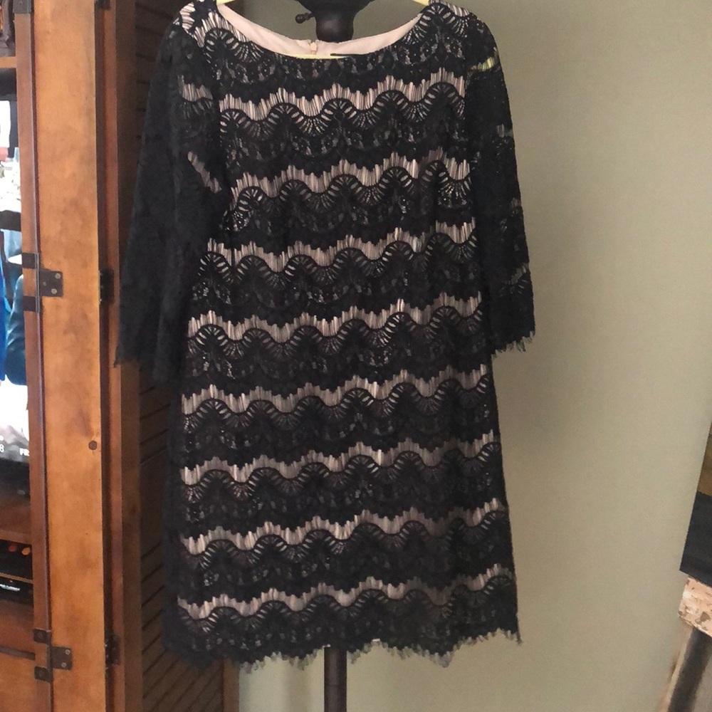 Black cocktail dress